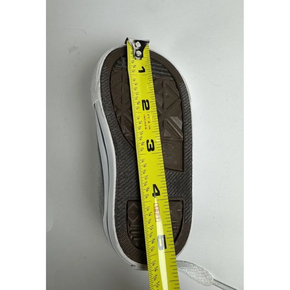 Converse All Star Double Tongue Shoes Chuck Taylor Size 4 Infant Gray mint green